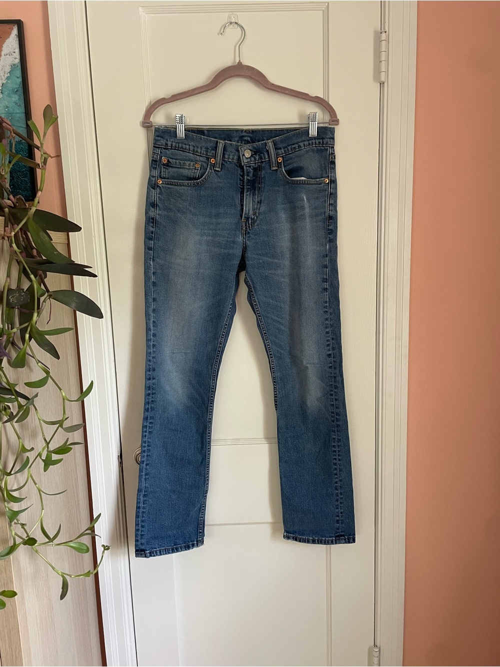 Levi's 511 Straight Leg Men’s Jeans in Medium Blue Wash